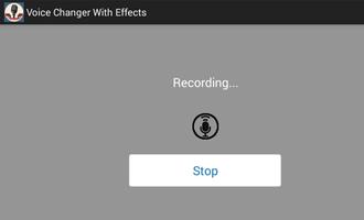 Voice Changer With Effects capture d'écran 3