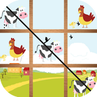 Farm Tic Tac Toe Game آئیکن