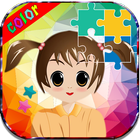 Anime Color brain puzzle game icon