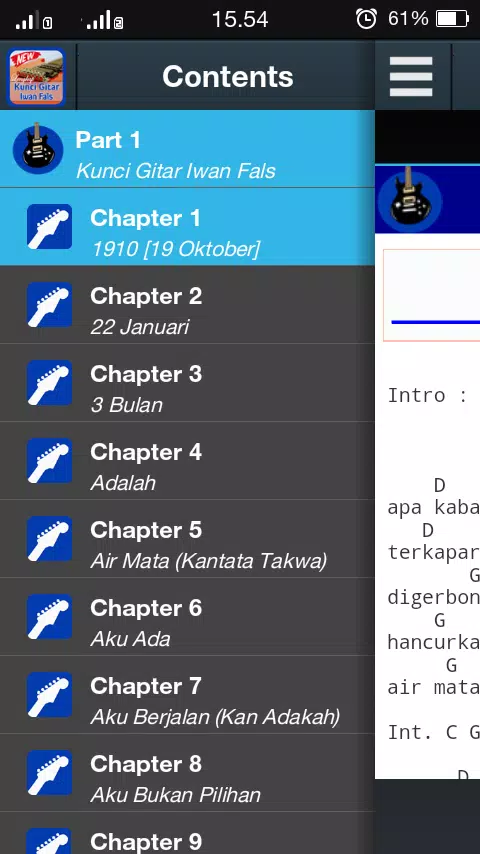 Chord Di Seberang Jalan Saat Pagi Menjelang Kunci Gitar Iwan Fals APK untuk Unduhan Android