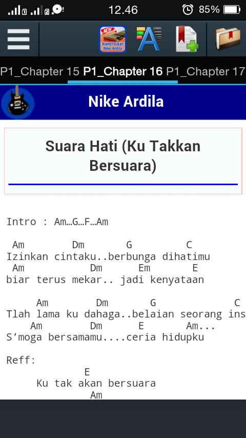 Kunci Gitar Nike Ardila For Android Apk Download