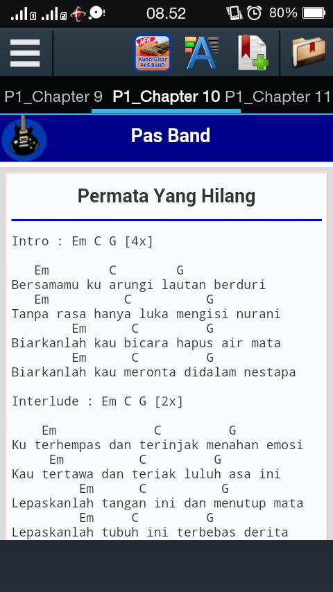 Kunci Gitar Pas Band For Android Apk Download