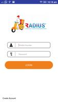 Radius الملصق