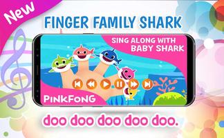Shark Finger Family Affiche
