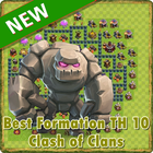Best Formation TH 10 COC иконка