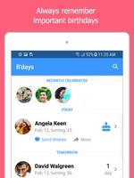 B'days - Birthday Reminder App screenshot 3