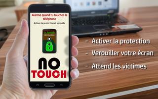 Don't Touch Me - Spyhuman App الملصق