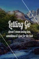Letting Go Sayings Affiche