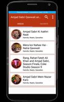 Amjad Sabri Qawwali and Naats اسکرین شاٹ 1