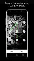 Leopard Dark Black AMOLED Lock Screen Wallpaper 截图 2