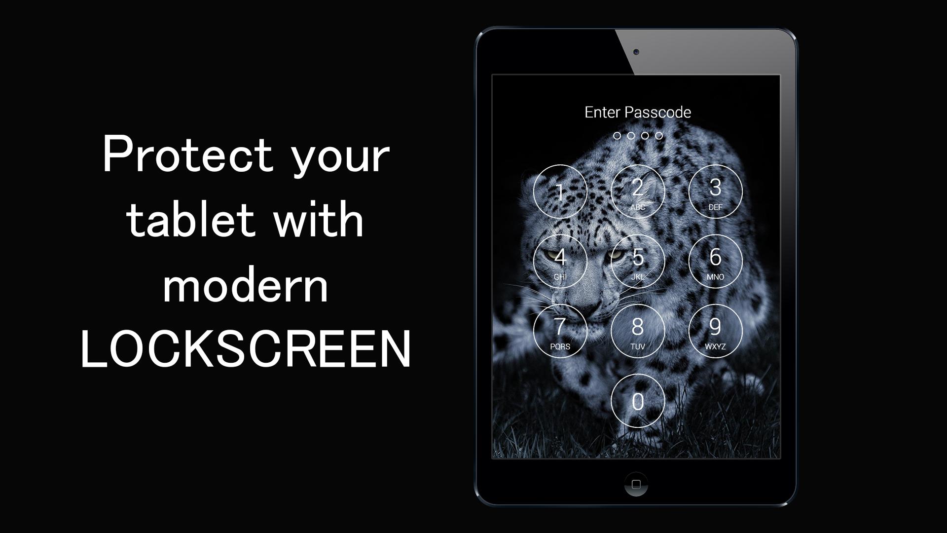 Leopard Dark Black Amoled Lock Screen Wallpaper For Android