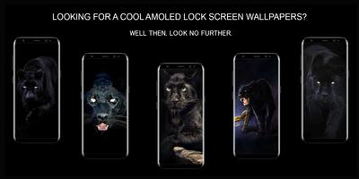 Puma Black Panther AMOLED Lock Screen Wallpaper پوسٹر