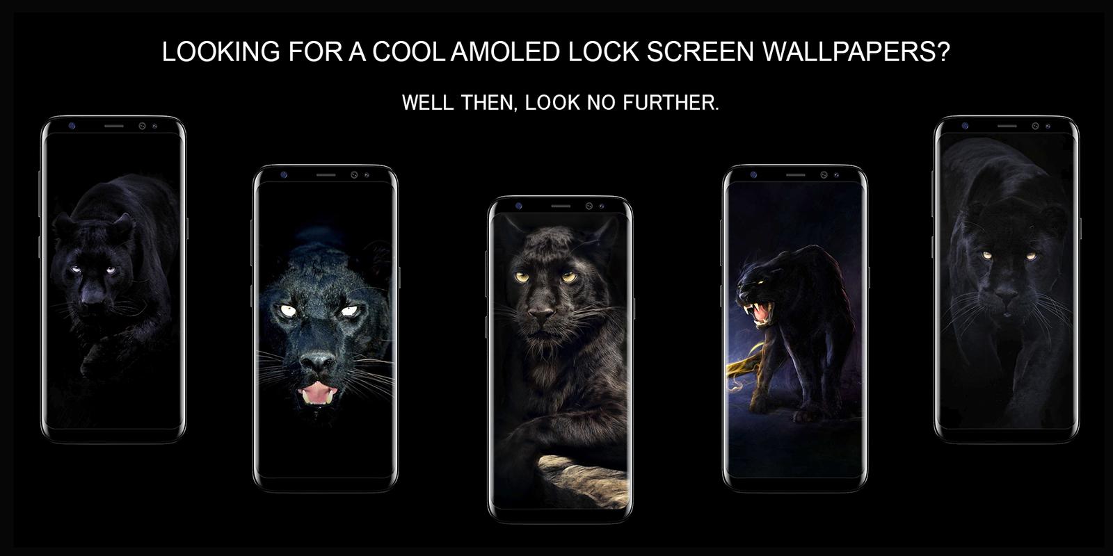 Puma Black Panther AMOLED Lock Screen Wallpaper For Android APK