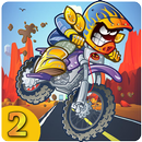 Motocross enojado de Stickman Downhill APK