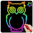 Neon Coloring & Drawing icône