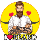 I Love Beard icône