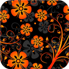 Flowers.Orange.Live wallpaper icône
