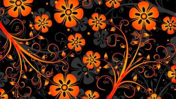 Flowers.Orange.Live wallpaper capture d'écran 3