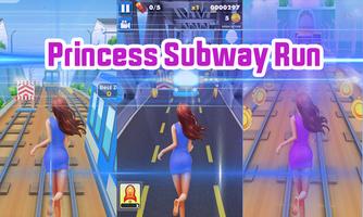 Princess Subway Run - Girl Survival Surf Poster