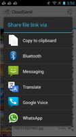 CloudSend capture d'écran 1