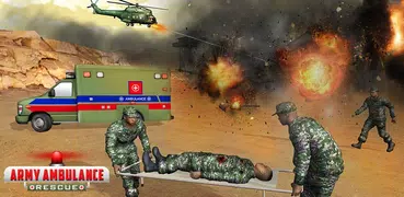 Juego del rescate de la ambulancia del ejército