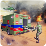 US Army Ambulance Rescue Game. icône