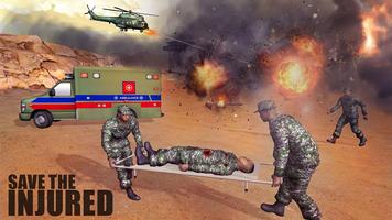 US Army Ambulance Rescue Game. poster