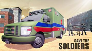 US Army Ambulance Rescue Game. screenshot 1