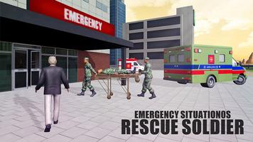 US Army Ambulance Rescue Game. capture d'écran 3