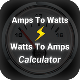 Amps to Watts calculator icône