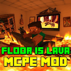 Mod Floor is lava for MCPE icône
