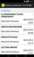 Poste Tracking تصوير الشاشة 1