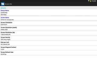 Screen Info screenshot 2