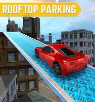 Rooftop Smart Car Parking 3D Affiche