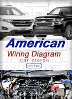 American Car Stereo Wiring Dia poster