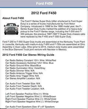American Car Stereo Wiring Diagrams for Android - APK Download | Ford F450 Radio Wiring Diagram | | APKPure.com