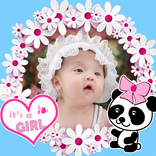 Photo art frame editor: Baby