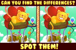 Spot it! Cartoon House Poster