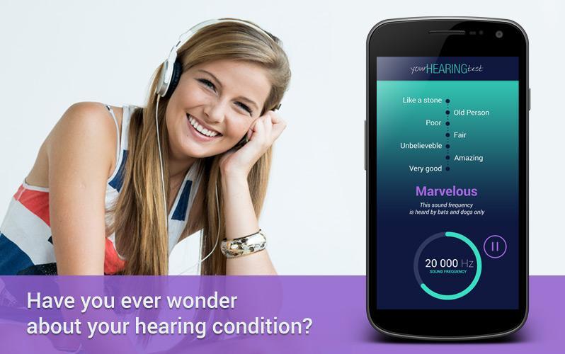 Heard app. Hearing Test.
