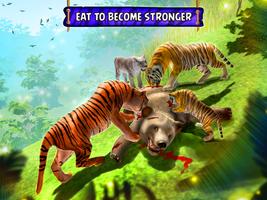 Wild Tiger Survival - Animal Simulator capture d'écran 3