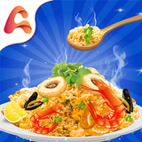 Seafood Paella - Spanish Food Cooking Game 🌴 icône