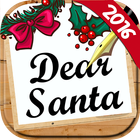 einen Brief an Santa schreiben - Weihnachtskarten Zeichen