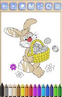 Easter Eggs Coloring Book Affiche