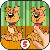 Spot the Differences Puzzle Game – Coloring Pages icône