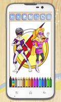 Paint superheroes Plakat