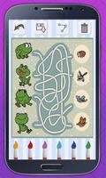 Doolhof spelletjes - kinderen-poster