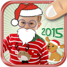 Merry Christmas Stickers - Happy New Year Collage icon