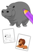 Livro de colorir animais imagem de tela 1