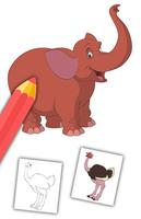 Livro de colorir animais imagem de tela 3