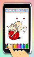 Poster Cats coloring book